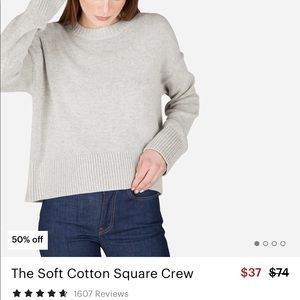 Everlane Soft Cotton Square Crew
